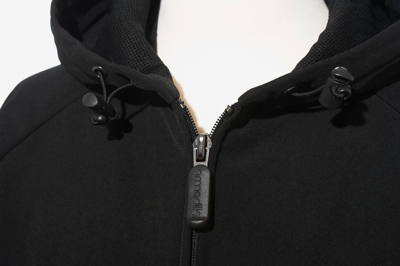 Black unisex scooter hoody - black unisex hoody - hood - unisex clothing - scooter jacket – scoota hoody - motorcycle jacket - motorbike jacket – motorbike hoody - d30 – d30 armour - Armadillo Scooterwear - Melbourne Scooter Warehouse